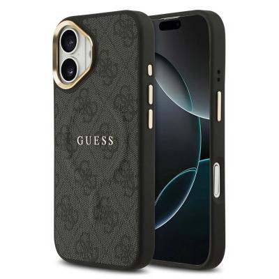 GUESS  Coque MagSafe Classic avec logo 4G Apple iPhone 17 - Noir