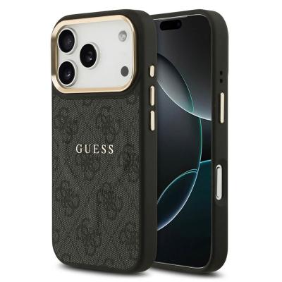 GUESS  Coque MagSafe Classic avec logo 4G Apple iPhone 17 Pro Max - Noir