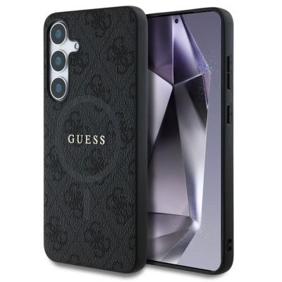 GUESS  Coque MagSafe Classic avec logo 4G Samsung Galaxy S25 Plus - Noir