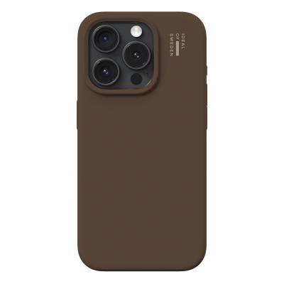 IDEAL OF SWEDEN  Coque en silicone avec MagSafe Apple iPhone 15 Pro - Mocha Mousse