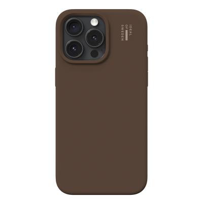 IDEAL OF SWEDEN  Coque en silicone avec MagSafe Apple iPhone 15 Pro Max - Mocha Mousse