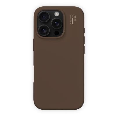 IDEAL OF SWEDEN  Coque en silicone avec MagSafe Apple iPhone 16 Pro - Mocha Mousse