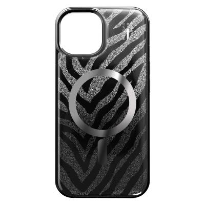IDEAL OF SWEDEN  Coque MagSafe Transparente limit&eacute;e Apple iPhone 13/14/15/16e - Zebra Mystique