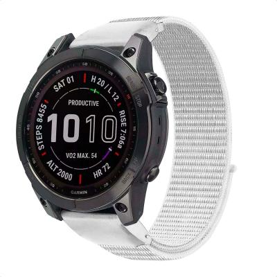 IMOSHION  Bracelet QuickFit&reg; en nylon Garmin Watch  20 mm aansluiting - Blanc