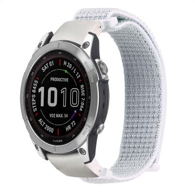 IMOSHION  Bracelet QuickFit&reg; en nylon Garmin Watch  22 mm aansluiting - Blanc