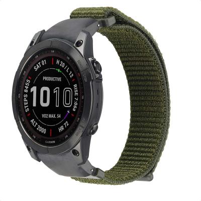 IMOSHION  Bracelet QuickFit&reg; en nylon Garmin Watch  22 mm aansluiting - Vert