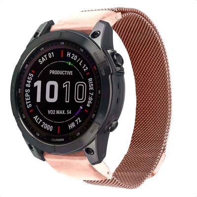 IMOSHION  Bracelet QuickFit&reg; Milanais Garmin Watch  20 mm aansluiting - Rose Gold