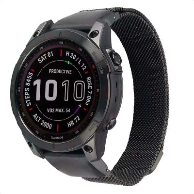 IMOSHION  Bracelet QuickFit&reg; Milanais Garmin Watch  20 mm aansluiting - Noir