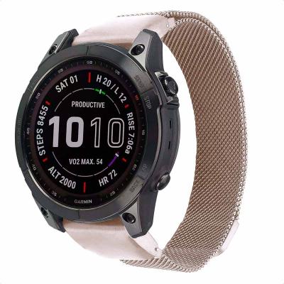 IMOSHION  Bracelet QuickFit&reg; Milanais Garmin Watch  20 mm aansluiting - Starlight