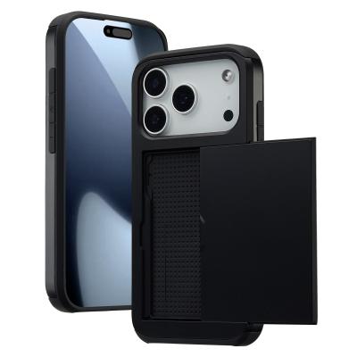 IMOSHION  Coque arri&egrave;re avec porte-cartes Apple iPhone 17 Pro - Noir
