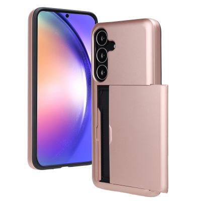 Coque adapt&eacute; &agrave; Samsung Galaxy S25 FE - imoshion Coque arri&egrave;re avec porte-cartes - Rose dor&eacute;e