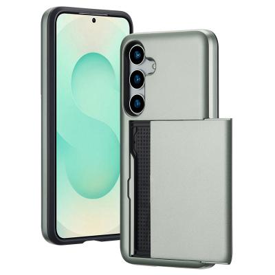 IMOSHION Coque arri&egrave;re avec porte-cartes Samsung Galaxy S25 Plus Vert 