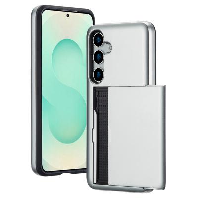 IMOSHION Coque arri&egrave;re avec porte-cartes Samsung Galaxy S25 Plus Gris 
