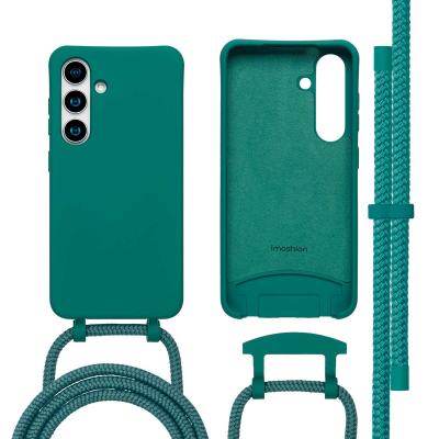 IMOSHION Coque pour Samsung Galaxy S25,Samsung Galaxy S24 en silicone Vert
