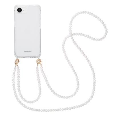IMOSHION  Coque avec cordons de t&eacute;l&eacute;phone Apple iPhone 16e - Perles