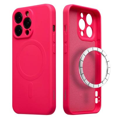 IMOSHION  Coque Couleur avec MagSafe Apple iPhone 13 Pro - Neon Pink