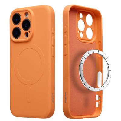 IMOSHION  Coque Couleur avec MagSafe Apple iPhone 16 Pro Max - Neon Orange