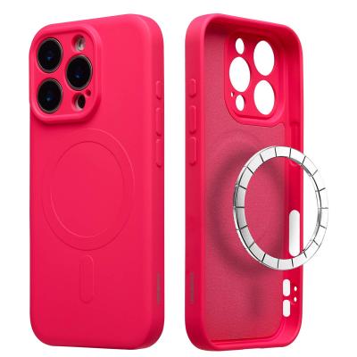 IMOSHION  Coque Couleur avec MagSafe Apple iPhone 16 Pro Max - Neon Pink