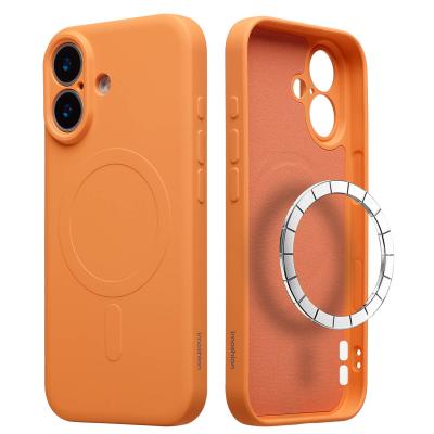 IMOSHION  Coque Couleur avec MagSafe Apple iPhone 17 - Neon Orange