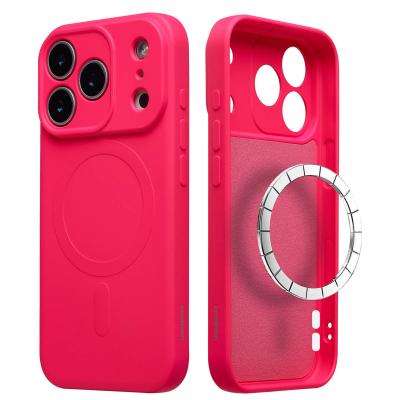 IMOSHION  Coque Couleur avec MagSafe Apple iPhone 17 Pro Max - Neon Pink