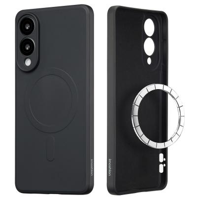 IMOSHION Coque Couleur avec MagSafe Samsung Galaxy S25 Edge Noir 