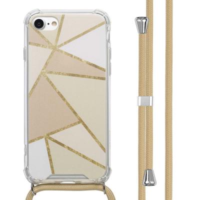 IMOSHION Coque pour iPhone 8, iPhone 7, iPhone SE (2022), iPhone SE (2020) Plastique Beige Graphique