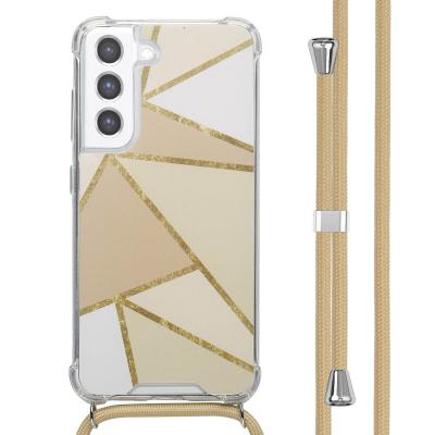 IMOSHION Coque pour Samsung Galaxy S21 FE Plastique Beige Graphique