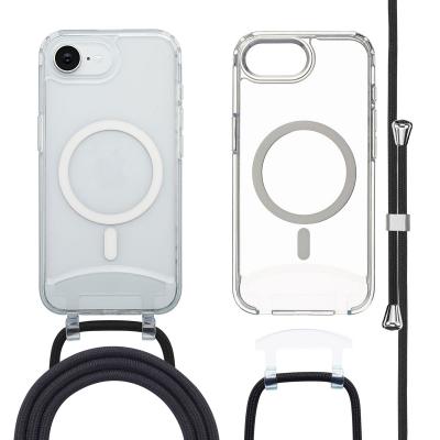 IMOSHION  Coque MagSafe avec cordon amovible Apple iPhone 16e - Transparent