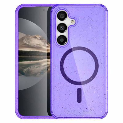 IMOSHION Coque Paillet&eacute;e avec MagSafe Samsung Galaxy S25 Plus Violet 