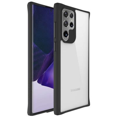 IMOSHION Coque pour Samsung Galaxy S22 Ultra Plastique Noir