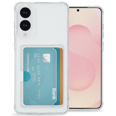 IMOSHION  Coque silicone avec porte-cartes Samsung Galaxy S25 Edge - Transparent