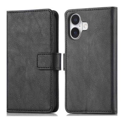IMOSHION Coque pour iPhone 17 Similicuir Noir