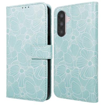 IMOSHION Coque adapt&eacute; &agrave; Samsung Galaxy A17 (5G) -  &Eacute;tui de t&eacute;lephone portefeuille Design - Vert