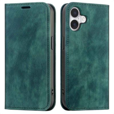 IMOSHION  &Eacute;tui de t&eacute;l&eacute;phone portefeuille Slim Apple iPhone 17 - Vert