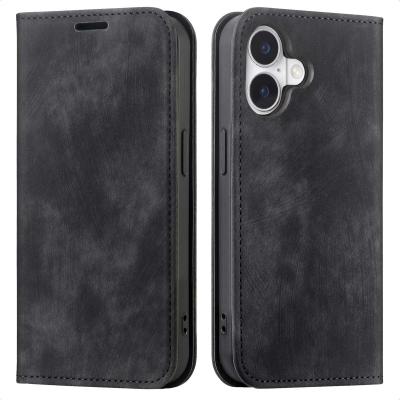 IMOSHION  &Eacute;tui de t&eacute;l&eacute;phone portefeuille Slim Apple iPhone 17 - Noir