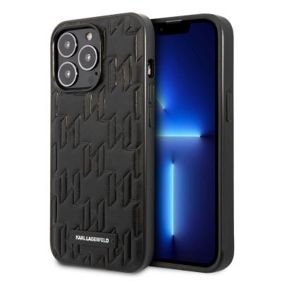 KARL LAGERFELD  Coque arri&egrave;re en TPU pour iPhone 13 Pro - noir