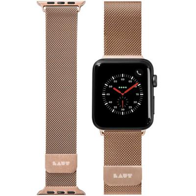 LAUT  Steel Loop Apple Watch Series 1-8 / SE - 38/40/41 mm - Dor&eacute;e
