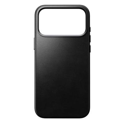 NOMAD  Coque pour iPhone 17 Pro Max MagSafe en Cuir Horween Traditional Antichocs Noir