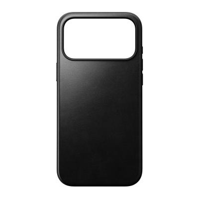 NOMAD  Coque Modern Horween Leather Apple iPhone 17 Pro Max - Noir
