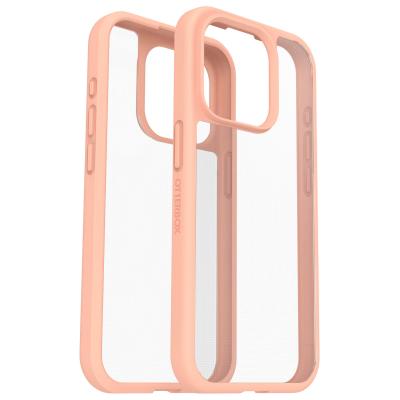 OTTERBOX  Coque arri&egrave;re React iPhone 15 Pro - Transparent / Peach
