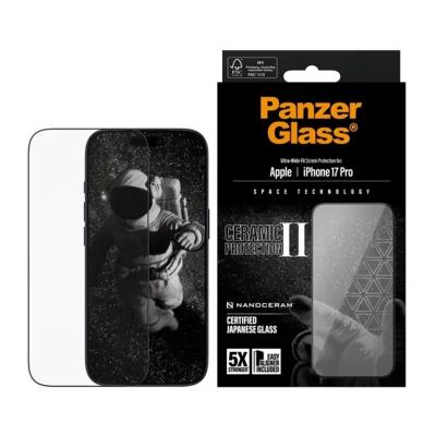 PANZERGLASS  Protecteur d'&eacute;cran en c&eacute;ramique avec applicateur Apple iPhone 17 Pro