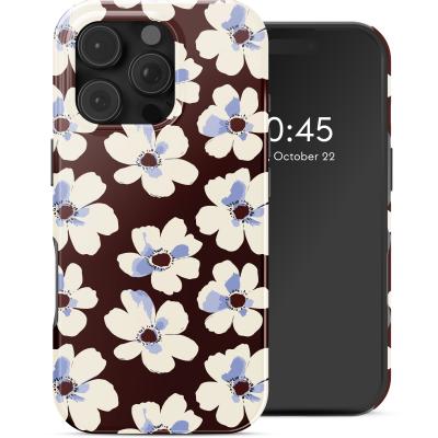 SELENCIA  Coque arri&egrave;re Vivid avec MagSafe Apple iPhone 16 Pro - Choco Flower Pop
