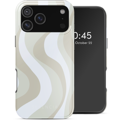 SELENCIA  Coque arri&egrave;re Vivid avec MagSafe Apple iPhone 17 Pro Max - Desert Waves Beige
