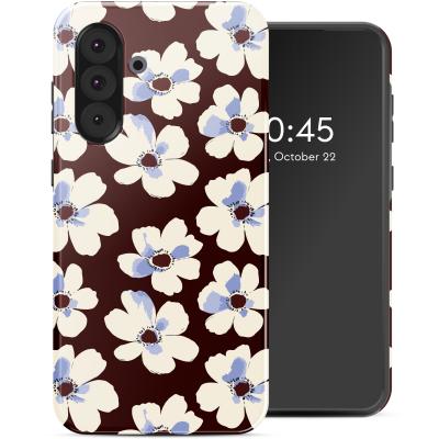 SELENCIA  Coque arri&egrave;re Vivid Samsung Galaxy A36 / A56 - Choco Flower Pop