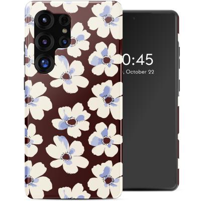 SELENCIA  Coque arri&egrave;re Vivid Samsung Galaxy S25 Ultra - Choco Flower Pop