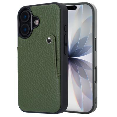 SELENCIA  Coque Riva avec porte-cartes Apple iPhone 17 - Sage Green