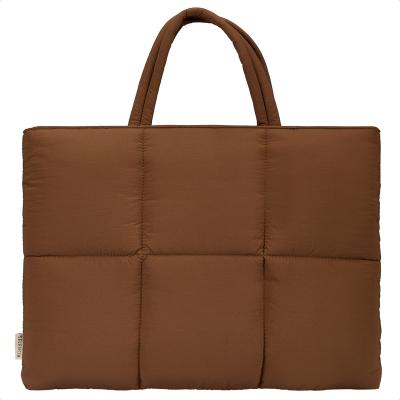 SELENCIA  Sac ordinateur portables Vaya Puffy 16 pouces - Mocha Brown
