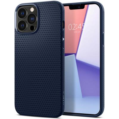 SPIGEN SGP Coque Liquid Air pour iPhone 13 Pro Bleue Marine