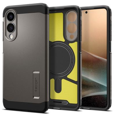 SPIGEN  Coque Tough Armor MagSafe Samsung Galaxy S25 Edge - Gunmetal