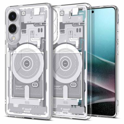 SPIGEN  Coque Ultra Hybrid Zero One MagFit Samsung Galaxy S25 Edge - Blanc